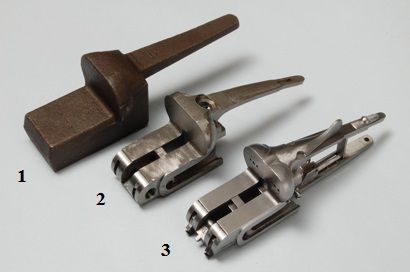 Actions: from forging to machined body.
