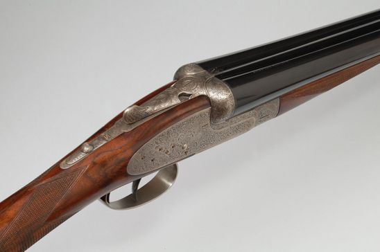 Ugartechea Model 1042 sidelock shotgun: detail 4 of 4
