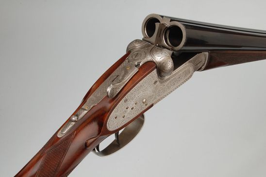 Ugartechea Model 116 sidelock shotgun: detail 1 of 4