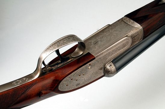Ugartechea Model 116 sidelock shotgun: detail 3 of 4
