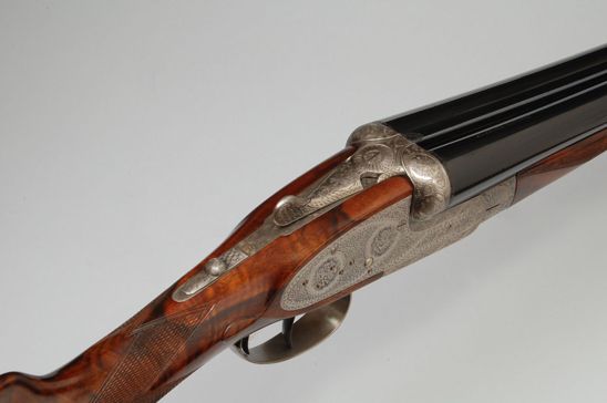 Ugartechea Model 119 sidelock shotgun: detail 2 of 4