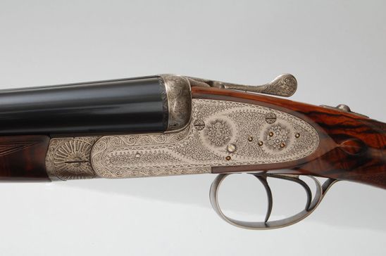 Ugartechea Model 119 sidelock shotgun: detail 4 of 4