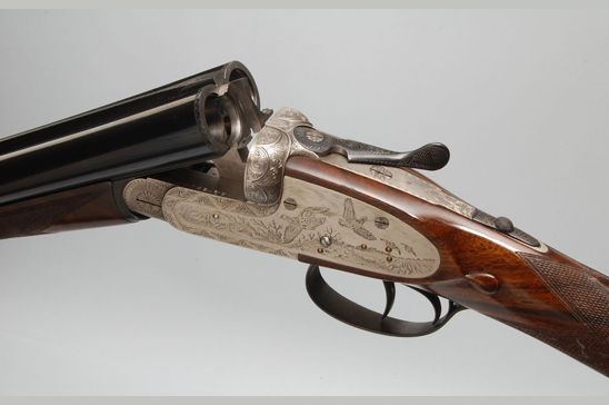 Ugartechea Model 2000 sidelock shotgun: detail 1 of 4