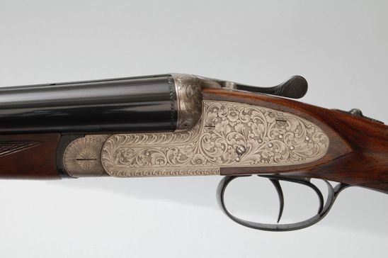 Ugartechea Model 257 sidelock shotgun: detail 4 of 4