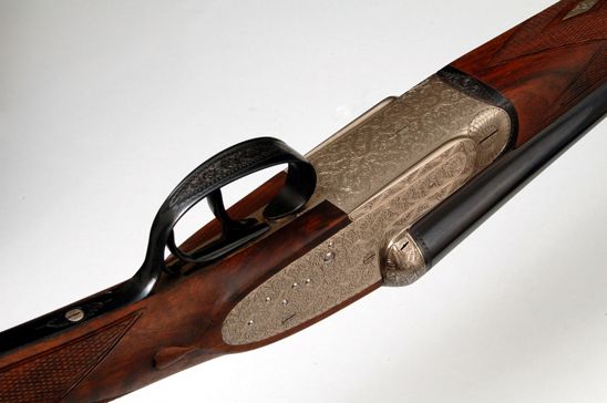 Ugartechea Model 357 sidelock shotgun: detail 4 of 4