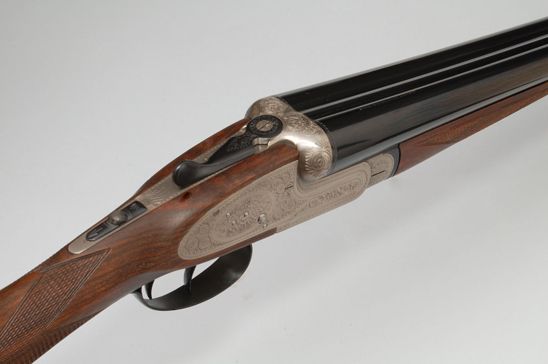 Ugartechea Model 75 EX sidelock shotgun: detail 2 of 4