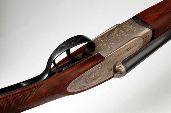 Ugartechea Model 75 EX sidelock shotgun: detail 3 of 4