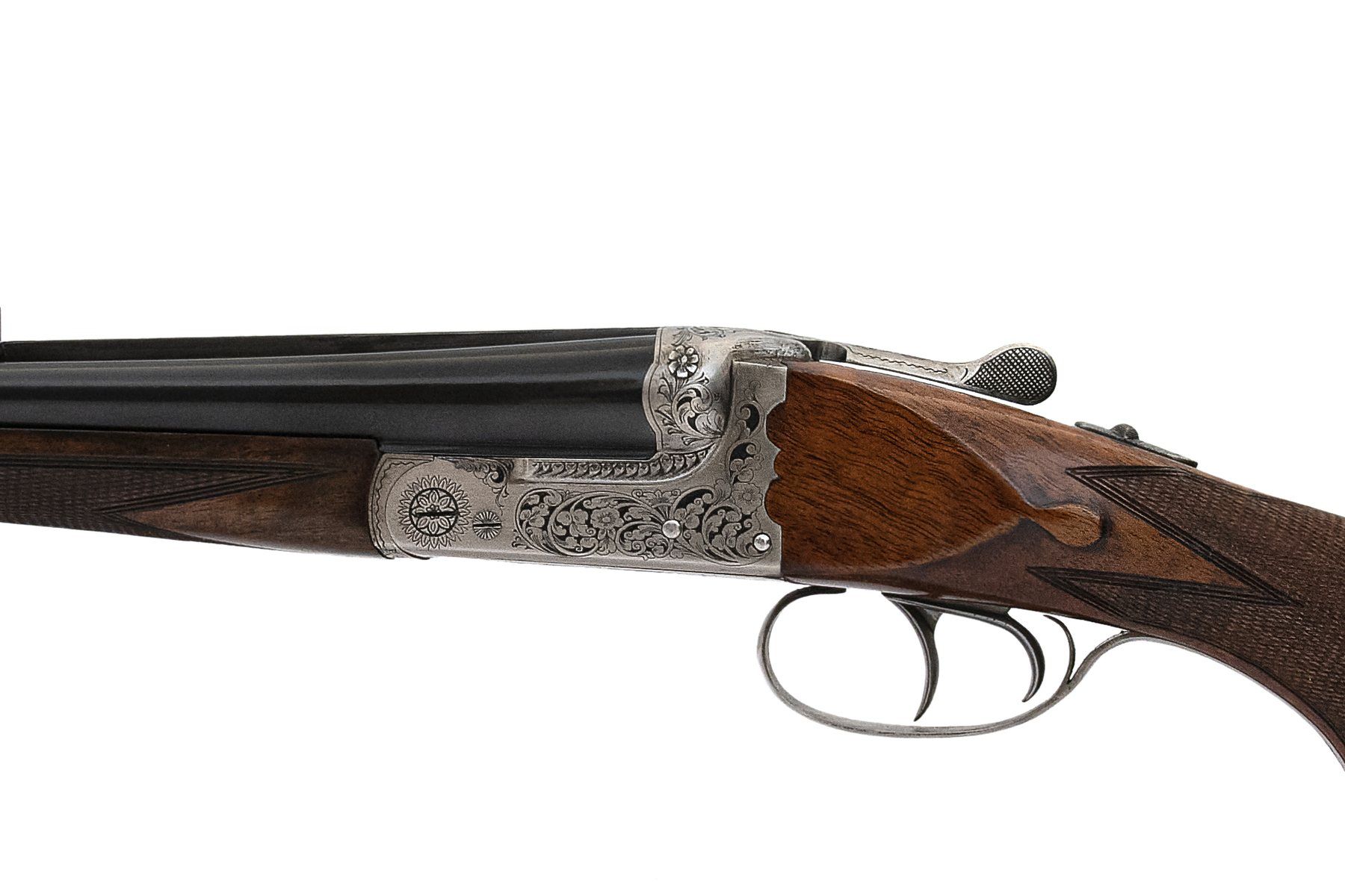 Ugartechea Modelo 3, rifle express doble de báscula: la báscula