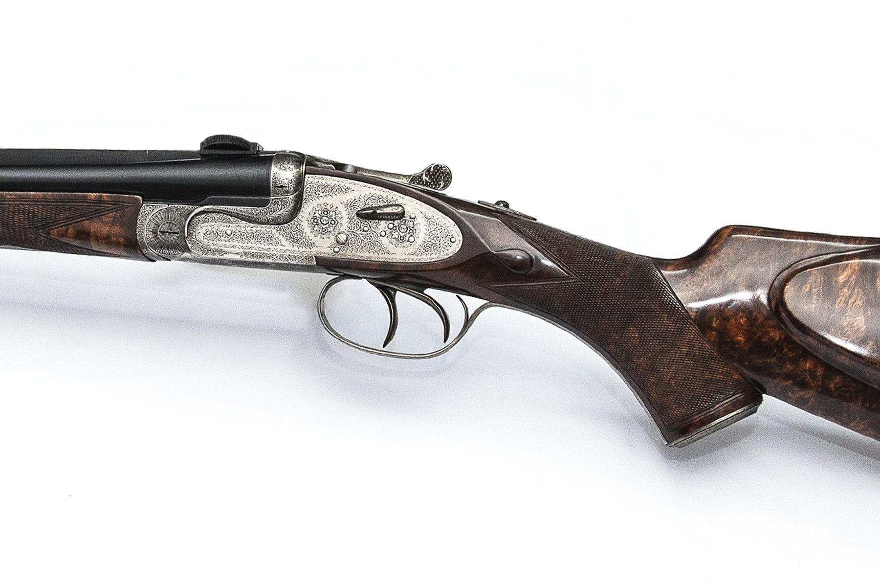 Ugartechea Model V, sidelock double express rifle: the action